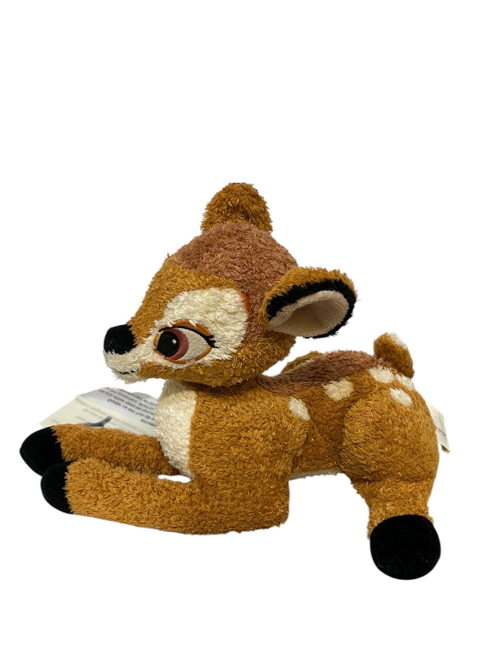 Vintage Disney Store Bambi Plush Lying Fawn Deer Stuffed Animal Stuffie
